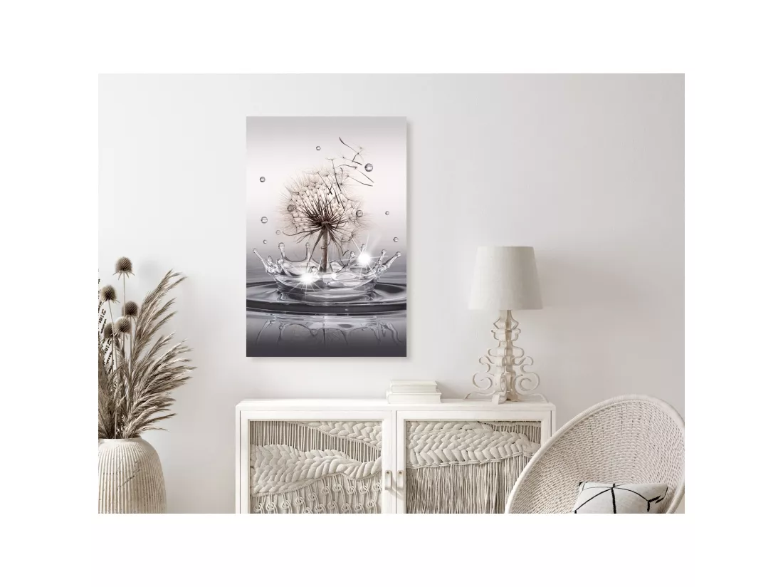 Tableau Gouttes de vent (1 partie) Vertical - 60 x 90 cm