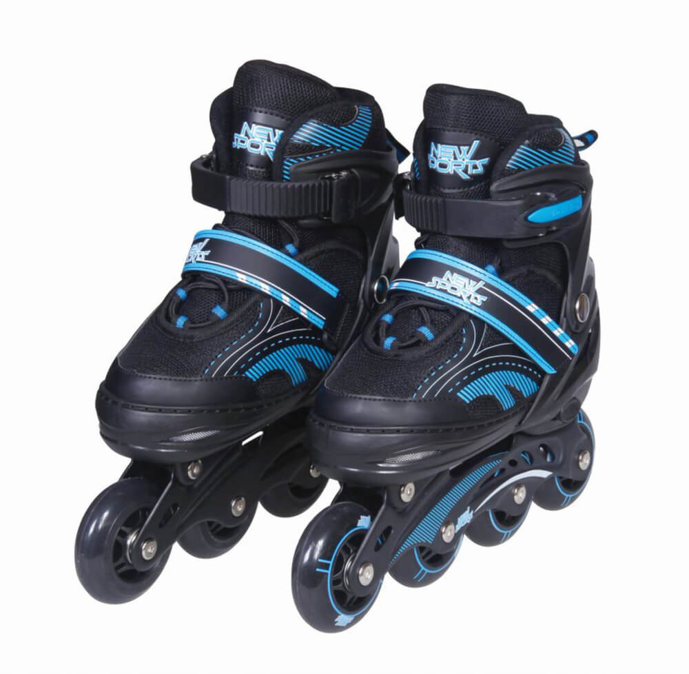 New Sports Inliner Blau, ABEC 7, Größe 31 - 34