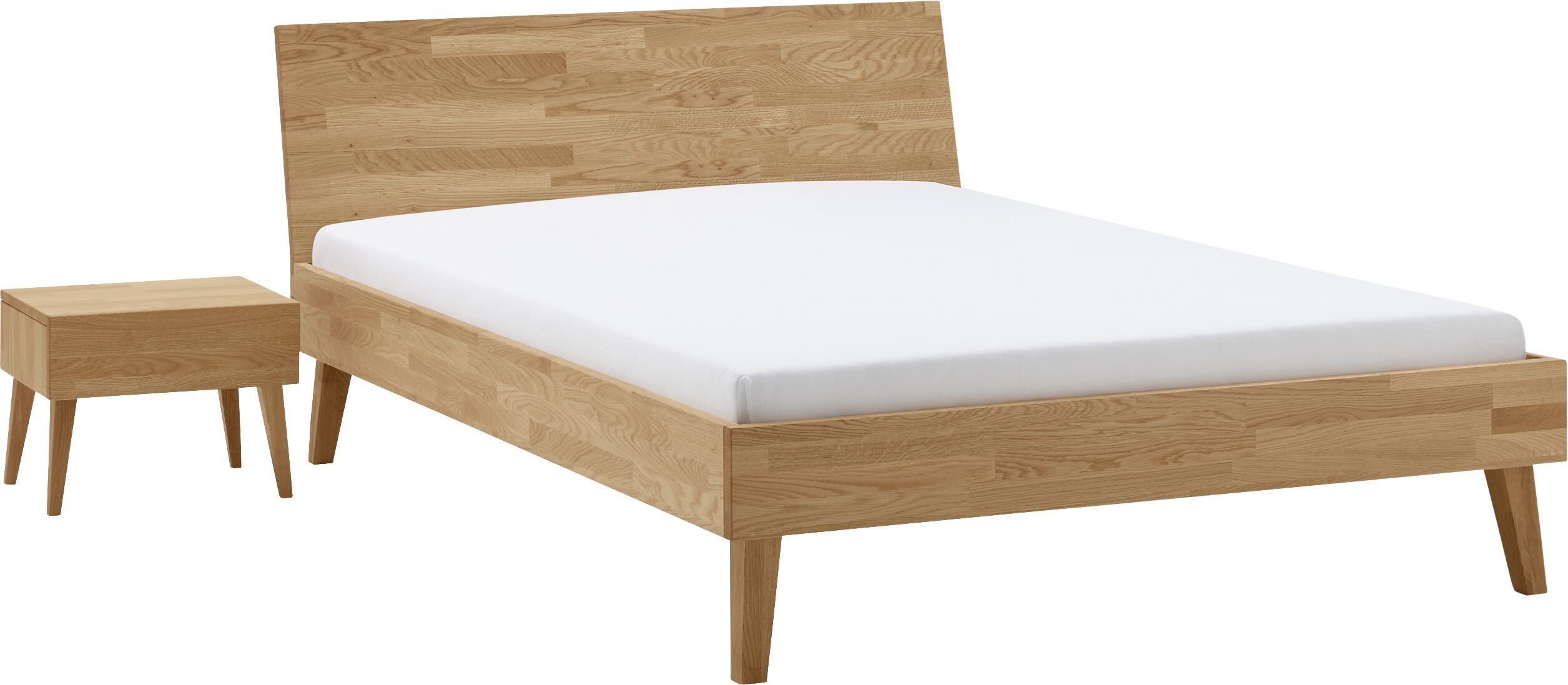 CARA Bett - Eiche / B: 120.0 cm x T: 200.0 cm