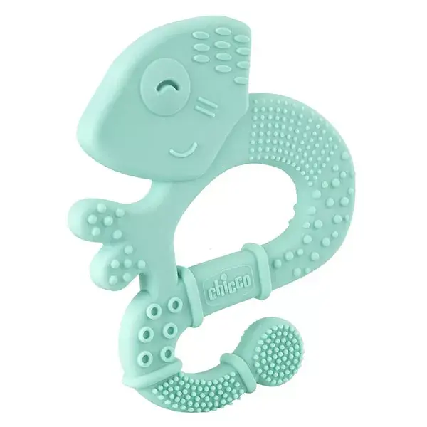 Mordedor Chicco +2m Macio e Limpo Iguana Azul