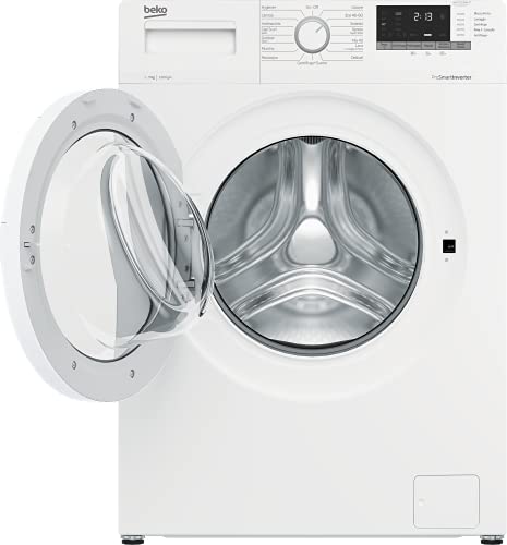 Beko   WUX71232WI IT   Machine à laver standard 7 kg, 1200 tr/min, 15 programmes, Écran Smart Touch   Blanc, 60 x 49 x h84 cm : Gros électroménager