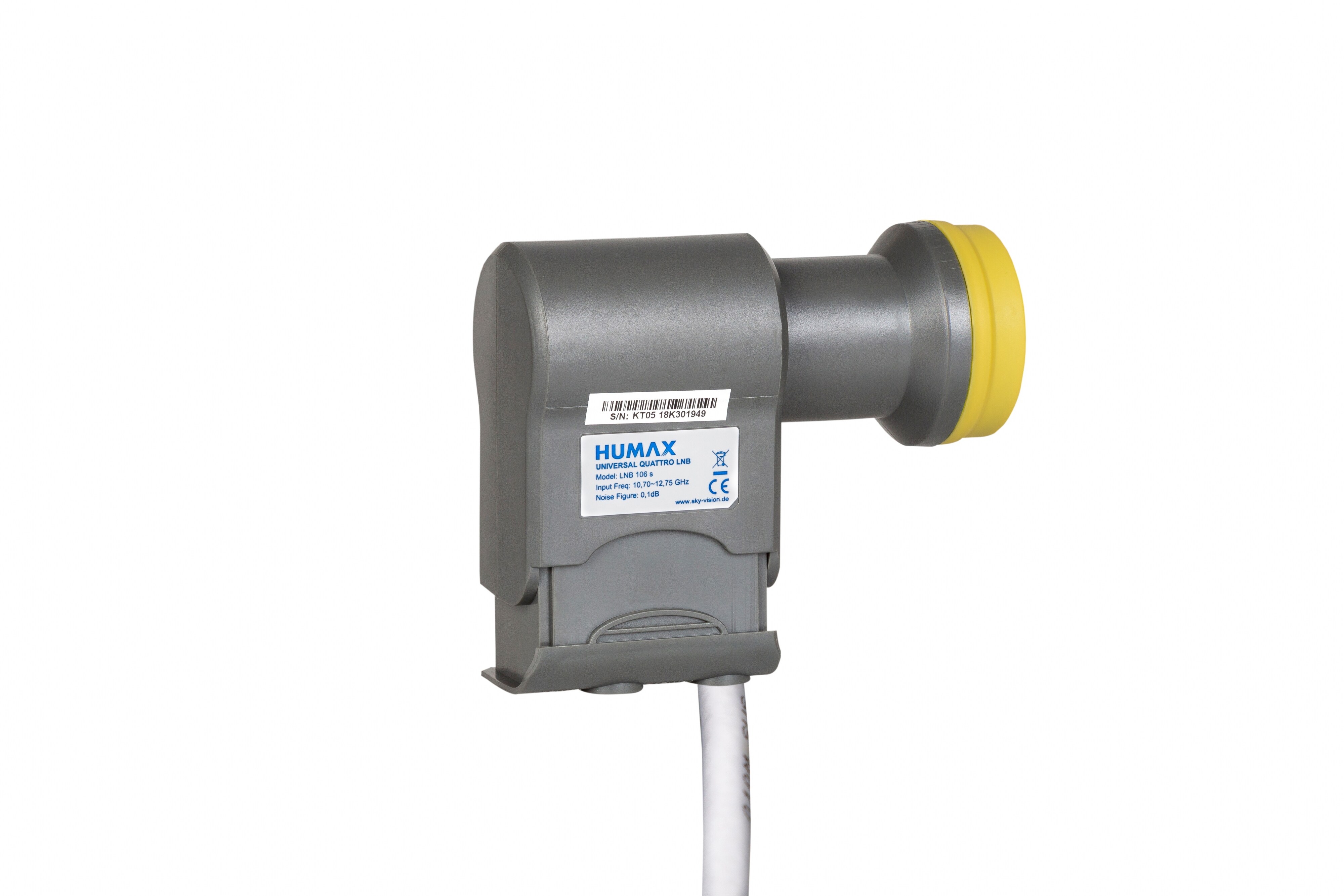 Humax Quattro Universal LNB für Multischalter Wetterschutz, LTE-Filter