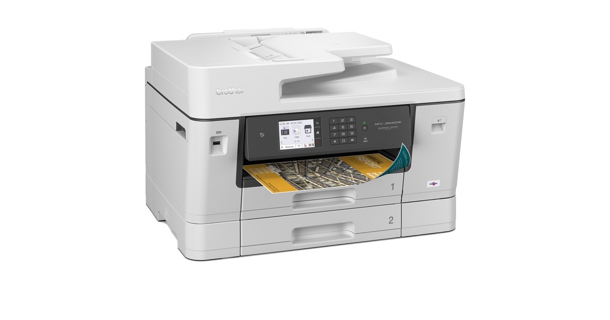 BrotherMFC-J6940DW all-in-one inkjetprinter met faxfunctie  (Grijs, Scannen, Kopiëren, LAN, Wi-Fi)