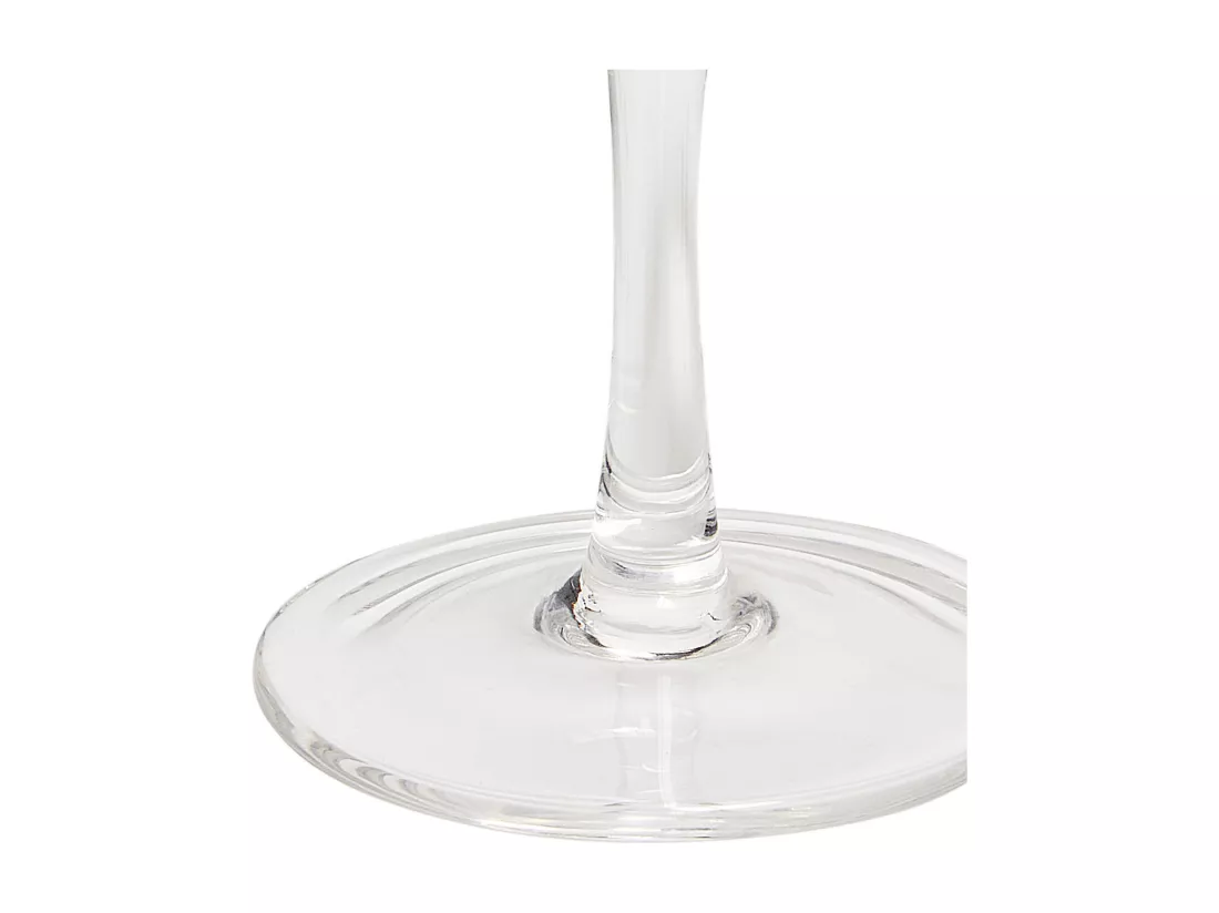 Lot de 4 flûtes à champagne QUARTZ 230 ml Gris