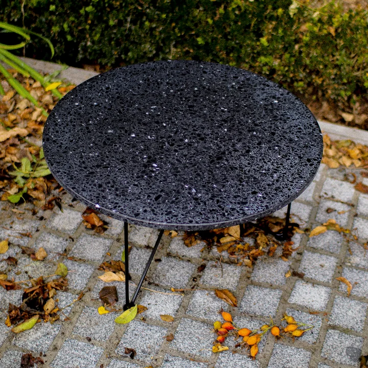 Acapulco Design - The Low Table, H 36 x Ø 65 cm, Terrazzo / azteca