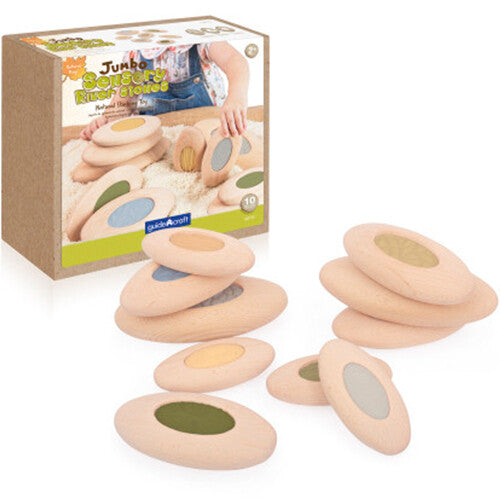Guidecraft sensorische rivierstenen - 10st