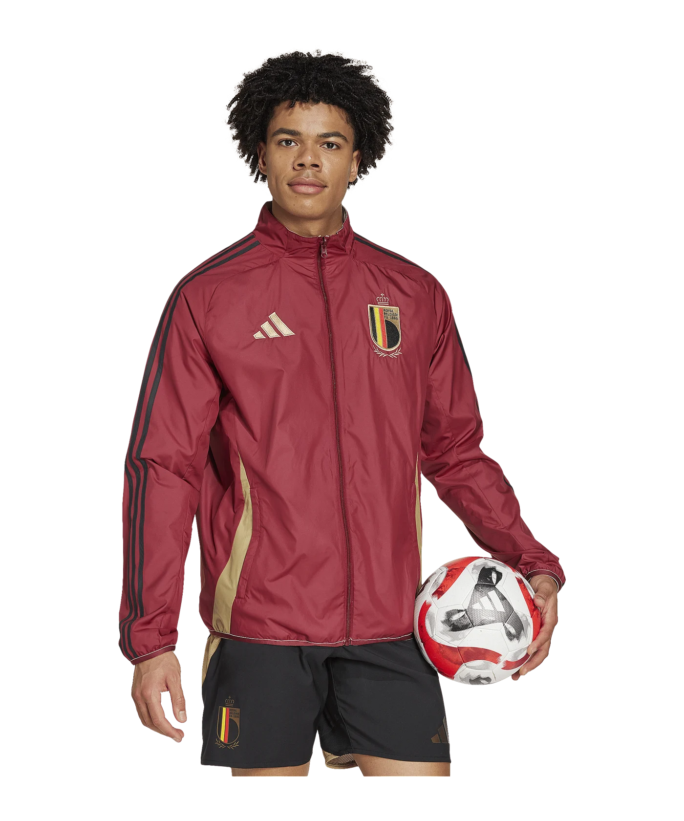 adidas Belgien Anthem Jacke Blau