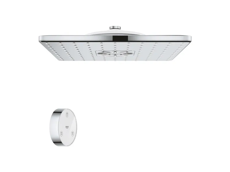 GROHE Rainshower Smartconnect 310 Cube, Væg, Krom, G1/2