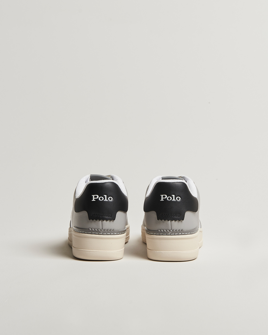 Polo Ralph Lauren Masters Court Sneaker Tonal Channel Grey
