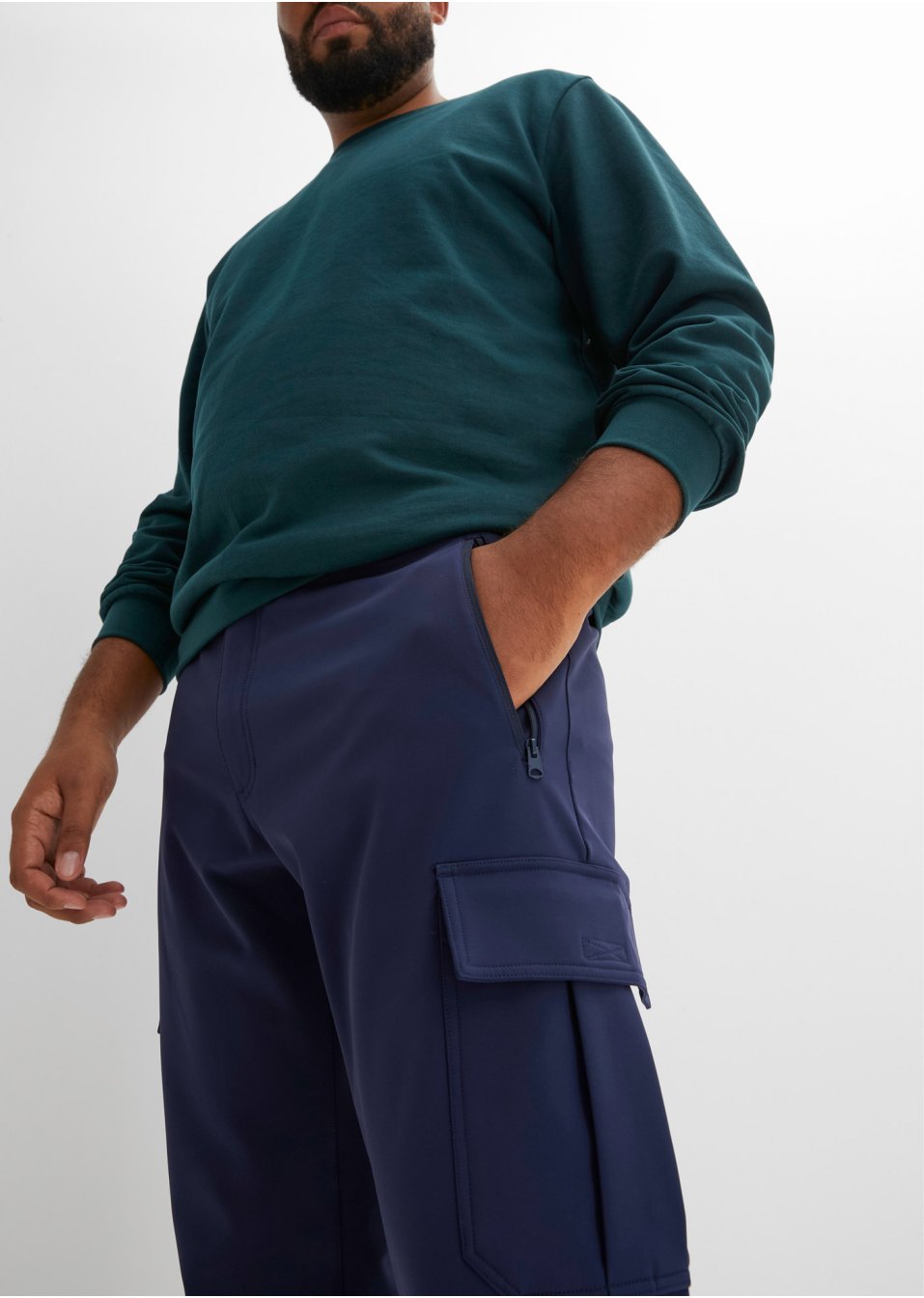 Pantalon pratique Regular Fit avec taille confortable, stretch quatre-sens