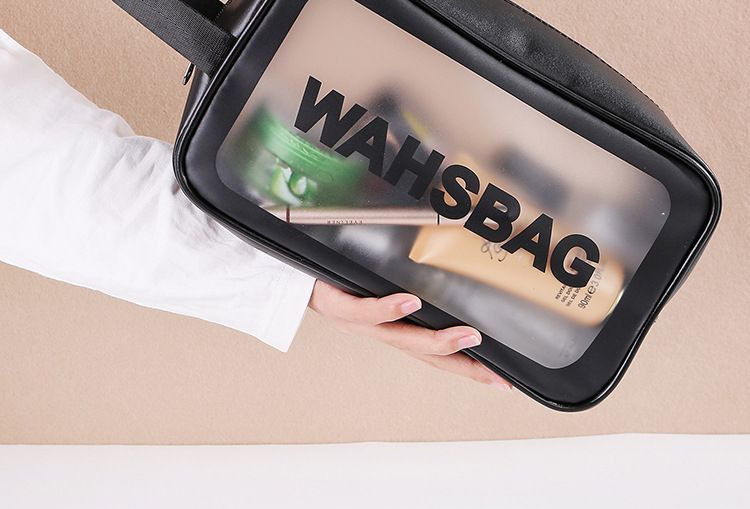 Evorest Bags - Belettering doorschijnende PVC toilettas