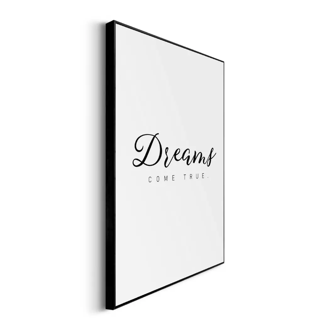 Wandbild 30 x 40 cm Dreams Come True