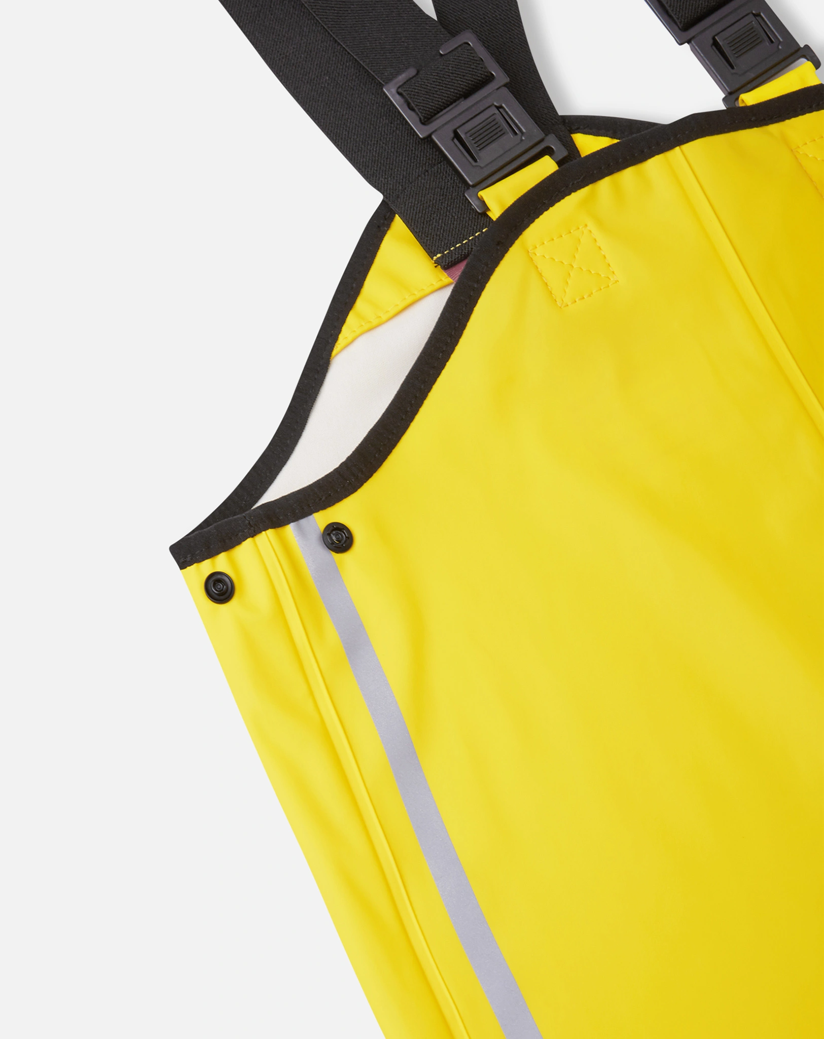 Regenhose LAMMIKKO mit Trägern in yellow