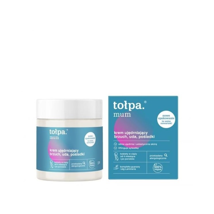 Tołpa Mum Verstevigende crème voor buik, dijen en billen 250 ml