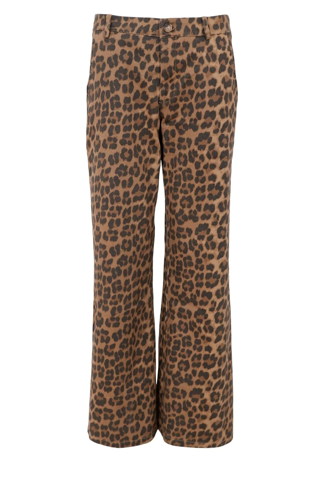 Black Colour Bcabbie Box Stretch Pant leopard