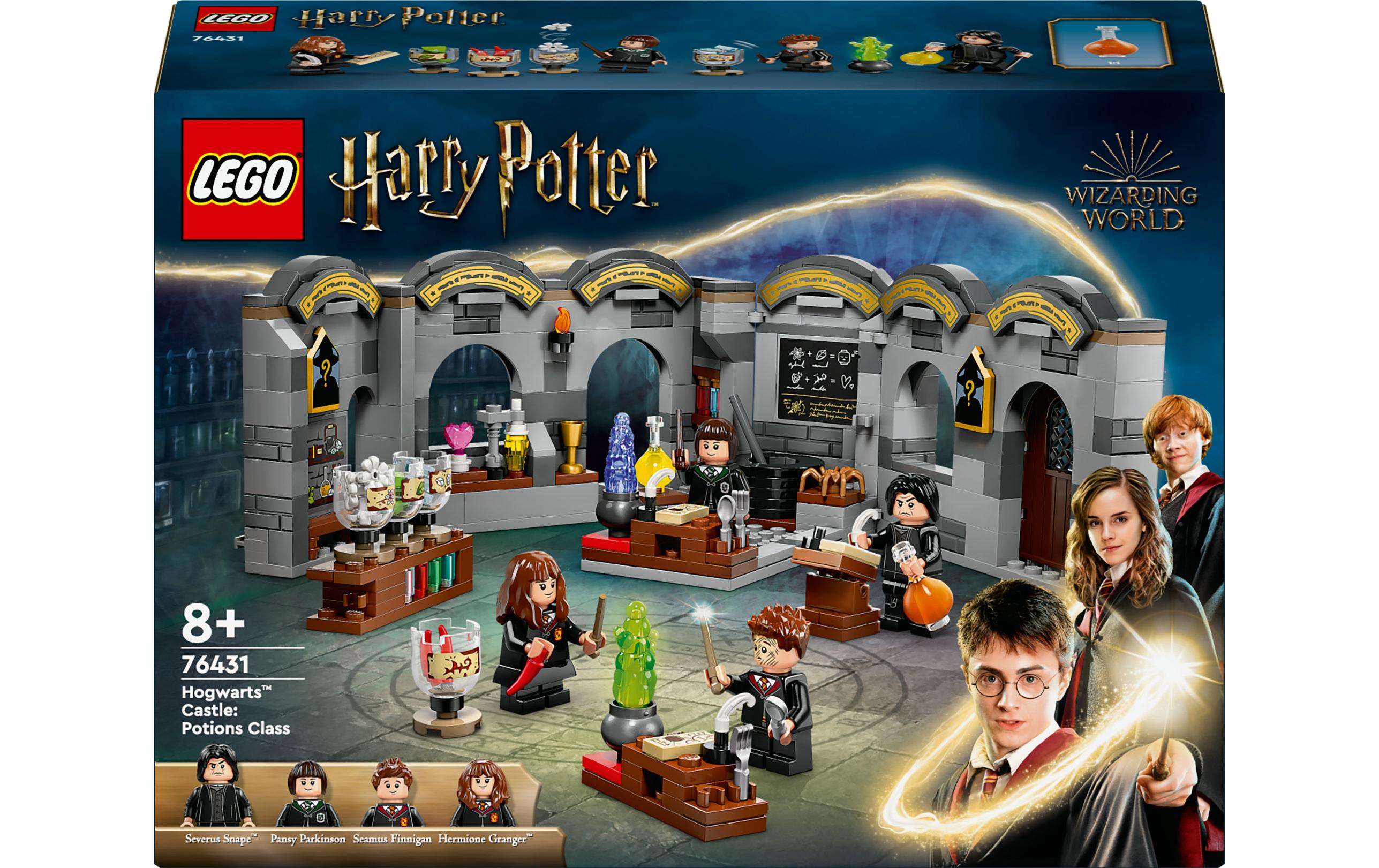 Harry Potter Schloss Hogwarts: Zaubertrankunterricht 76431Detailgetreues Klassenzimmer-Spielset von Wizarding World