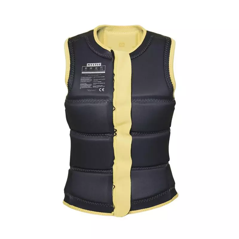 Gilet impact femme MYSTIC Star Front Zip Pastel Yellow
