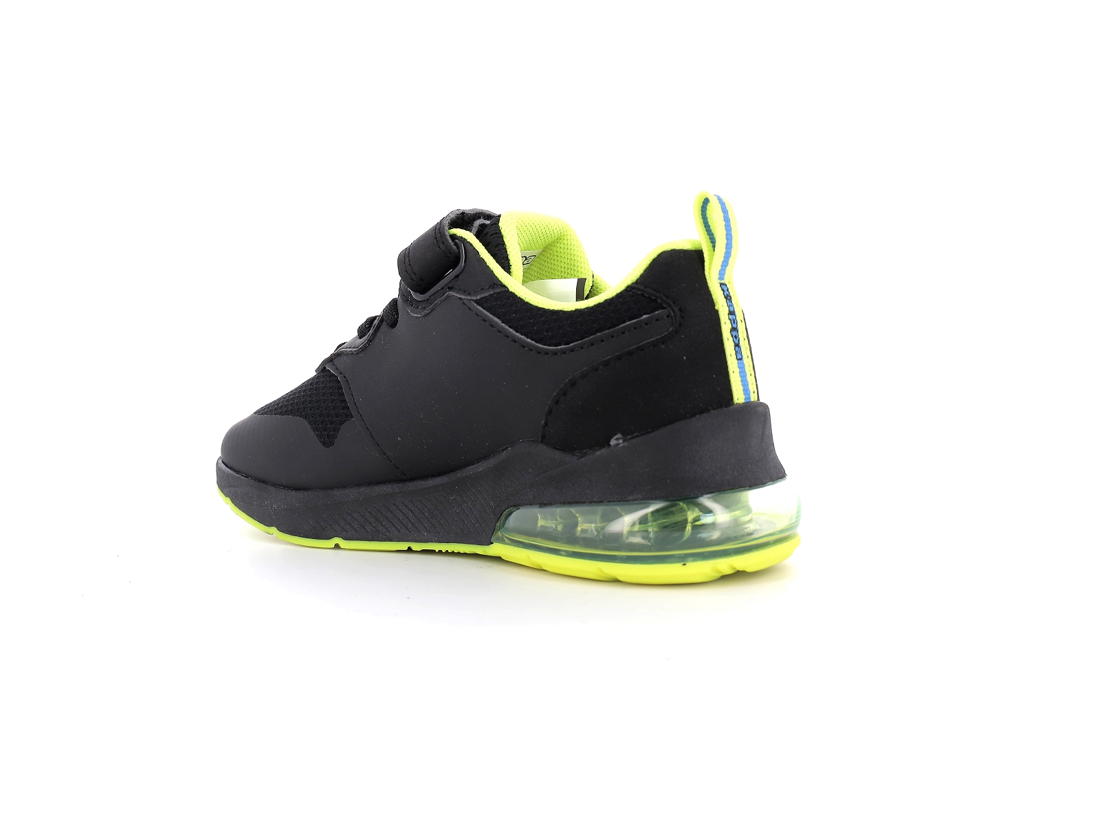 Kappa-33152ZW Matières combinées Noir Jaune