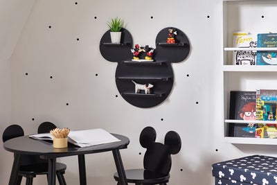Disney Mikke Mus Hylle, Svart