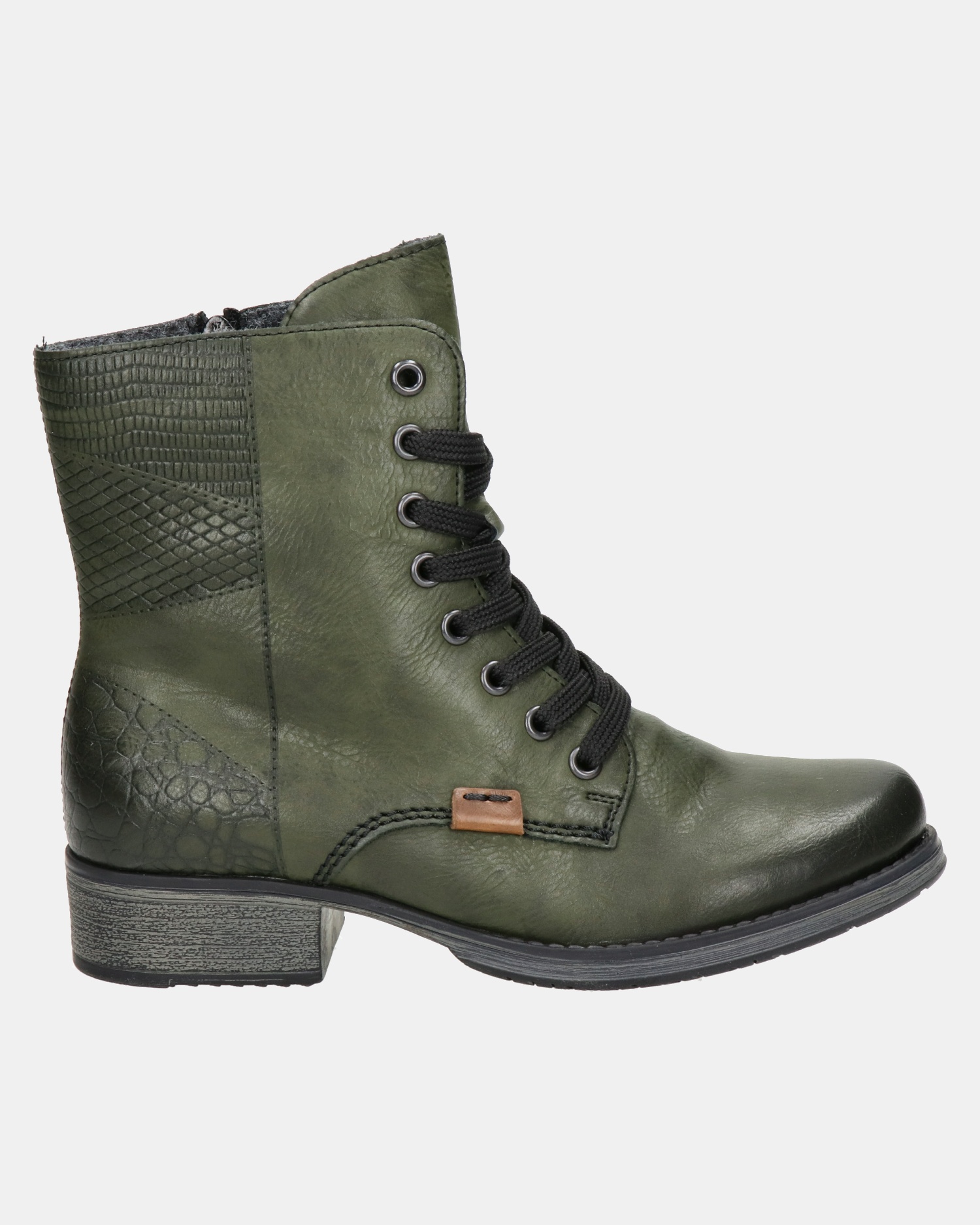 Rieker Veterboots  - groen