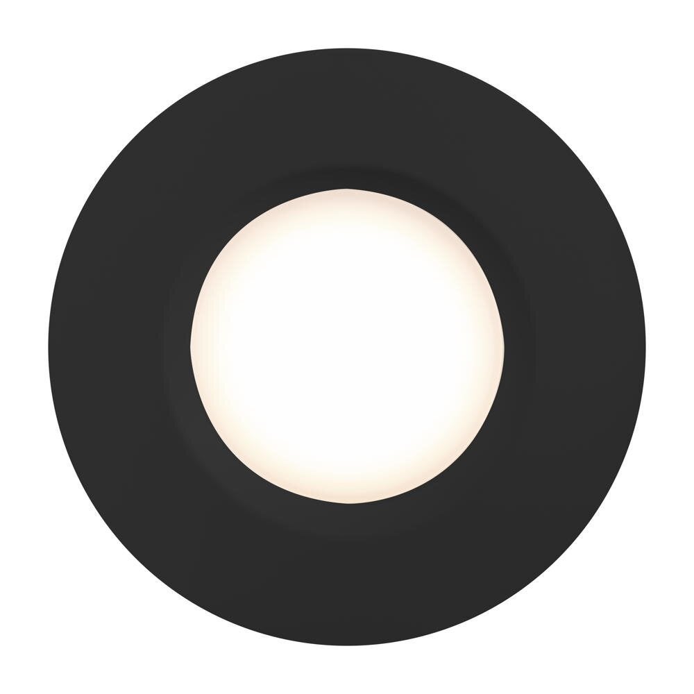LED inbouwspot Tiaki in zwart 6,5W 345lm IP65