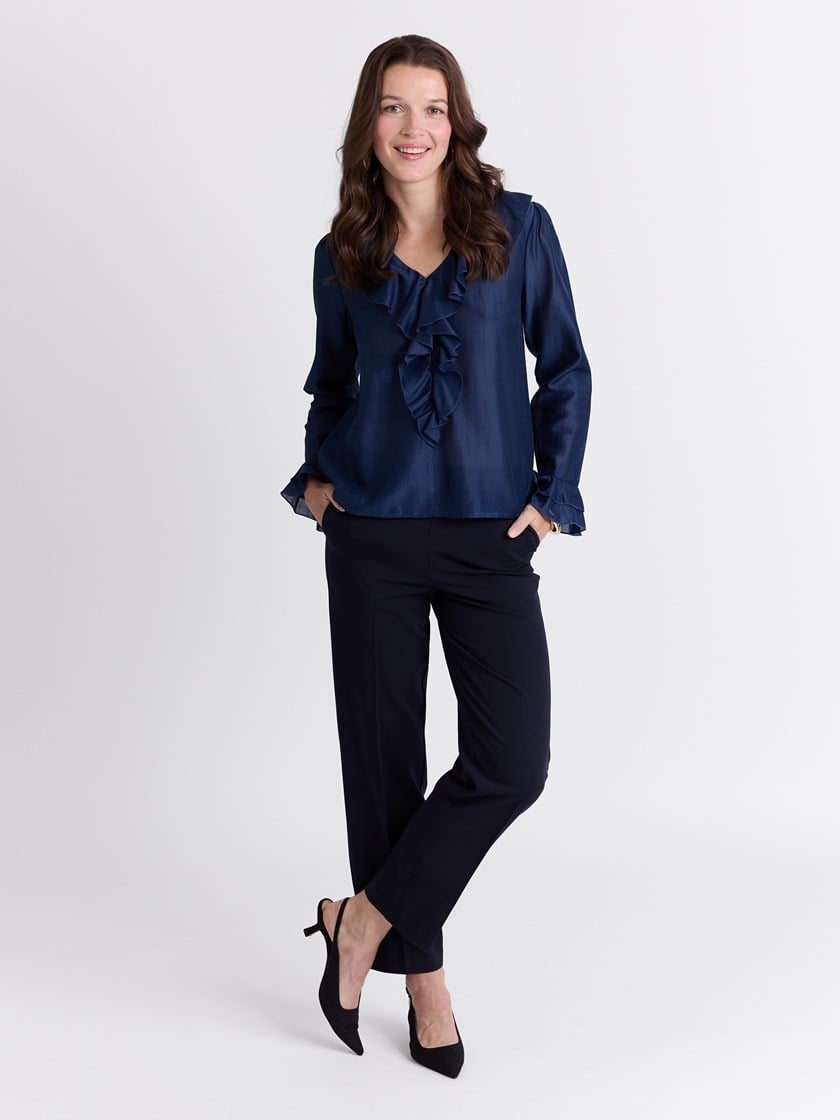 Mya bluse Navy Blazer