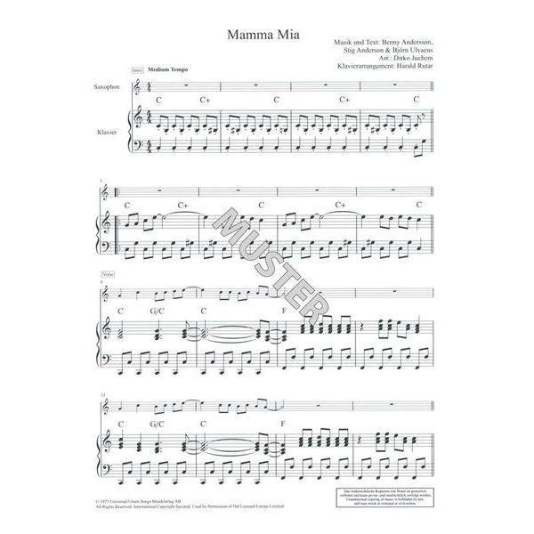 Schott Abba Classics A-Sax