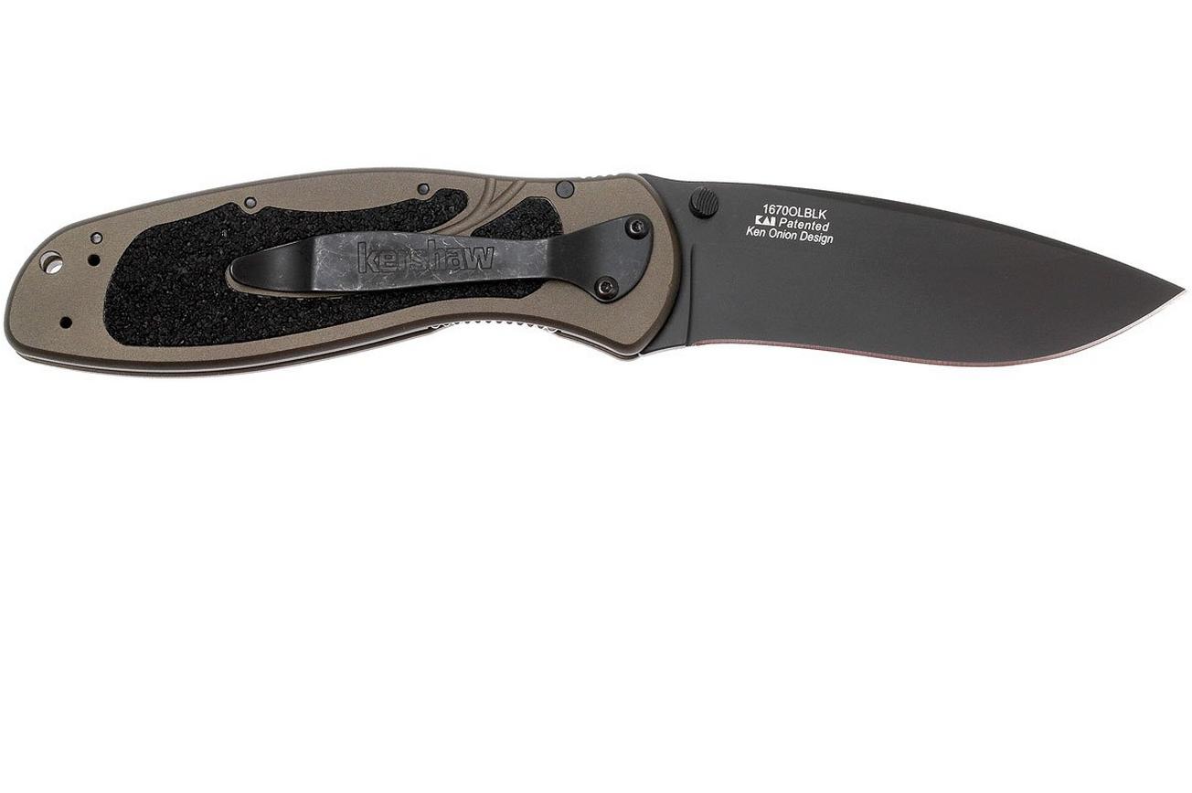 Kershaw 1670OLBLK Blur Black OD-Green