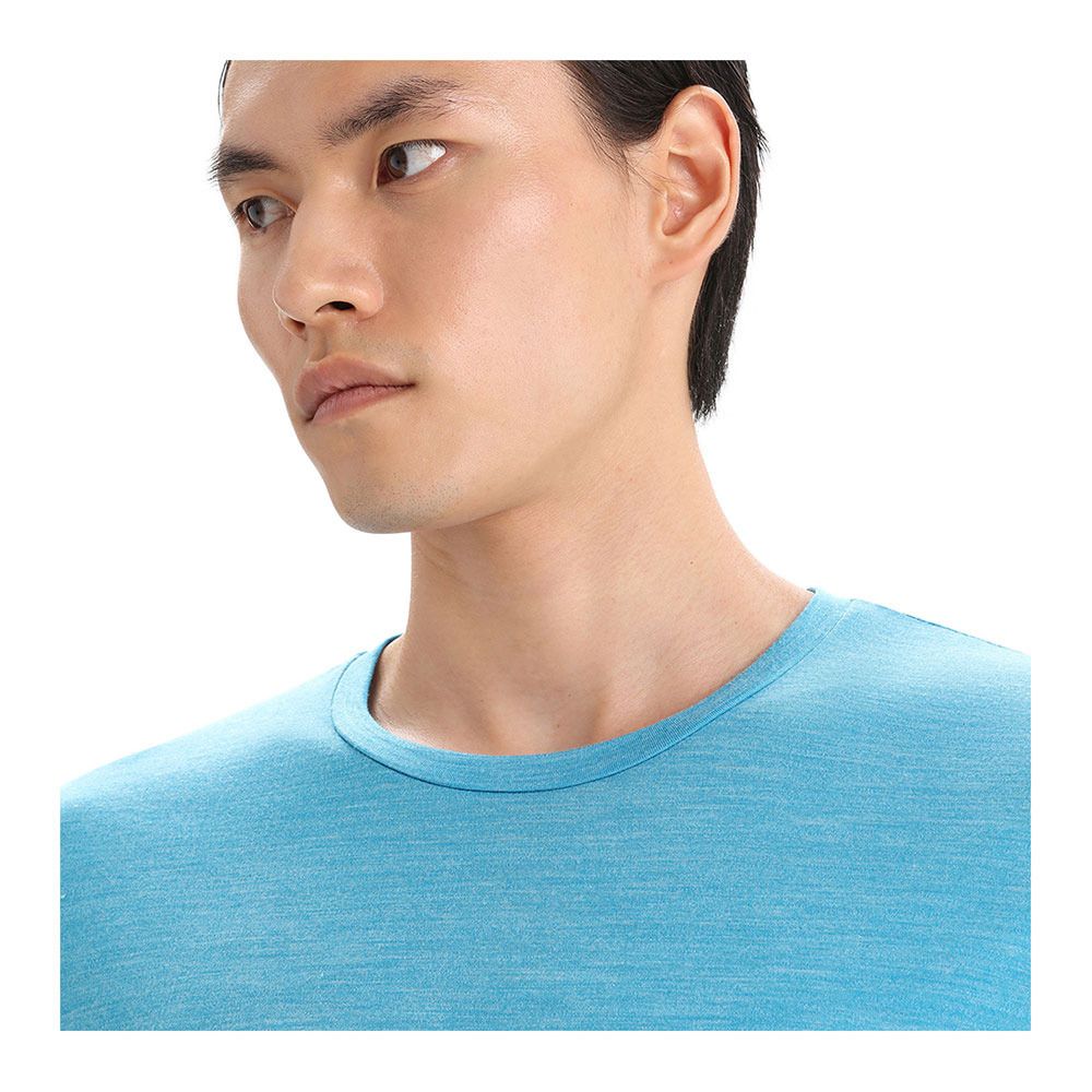 Icebreaker SPHERE II - Tee-shirt Homme geo blue hthr