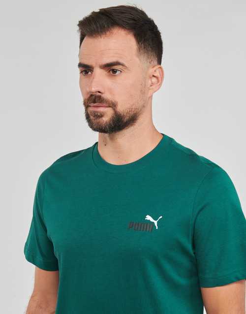 Puma - ESS  2 COL SMALL LOGO TEE - Vert foncé
