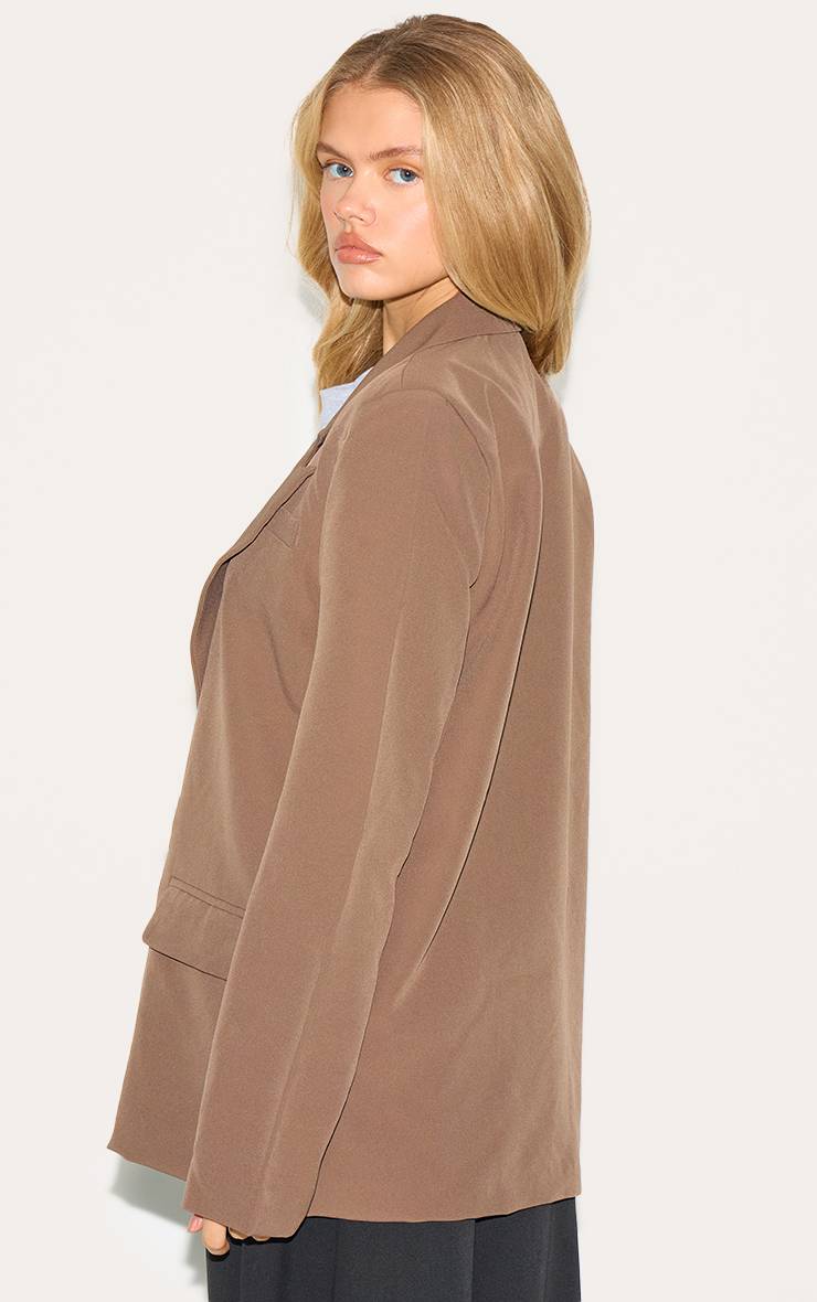 Champignon Blazer Oversize Coupe Boxy À Double Boutonnage