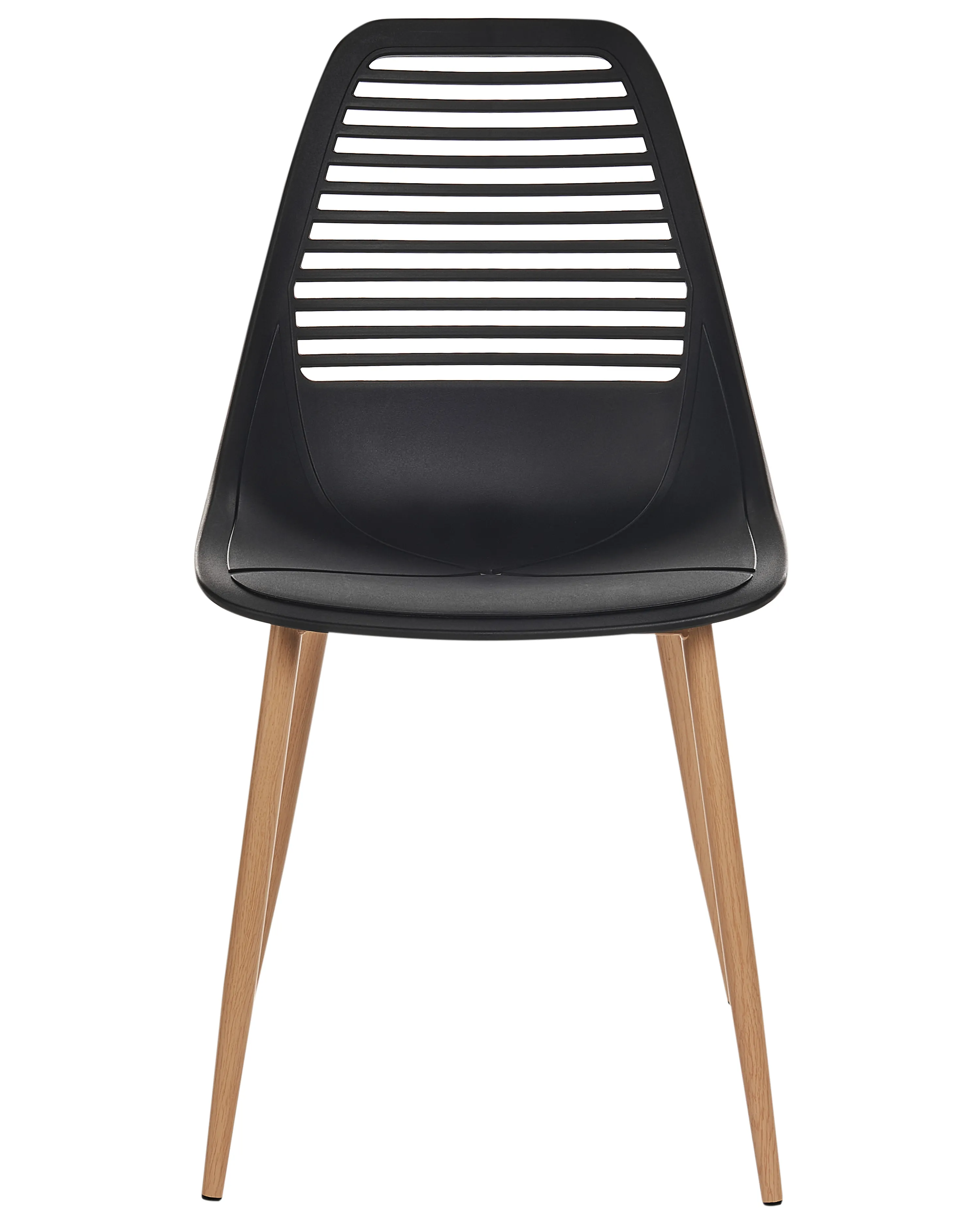 Set van 4 eetkamerstoelen MONTELLO Zwart