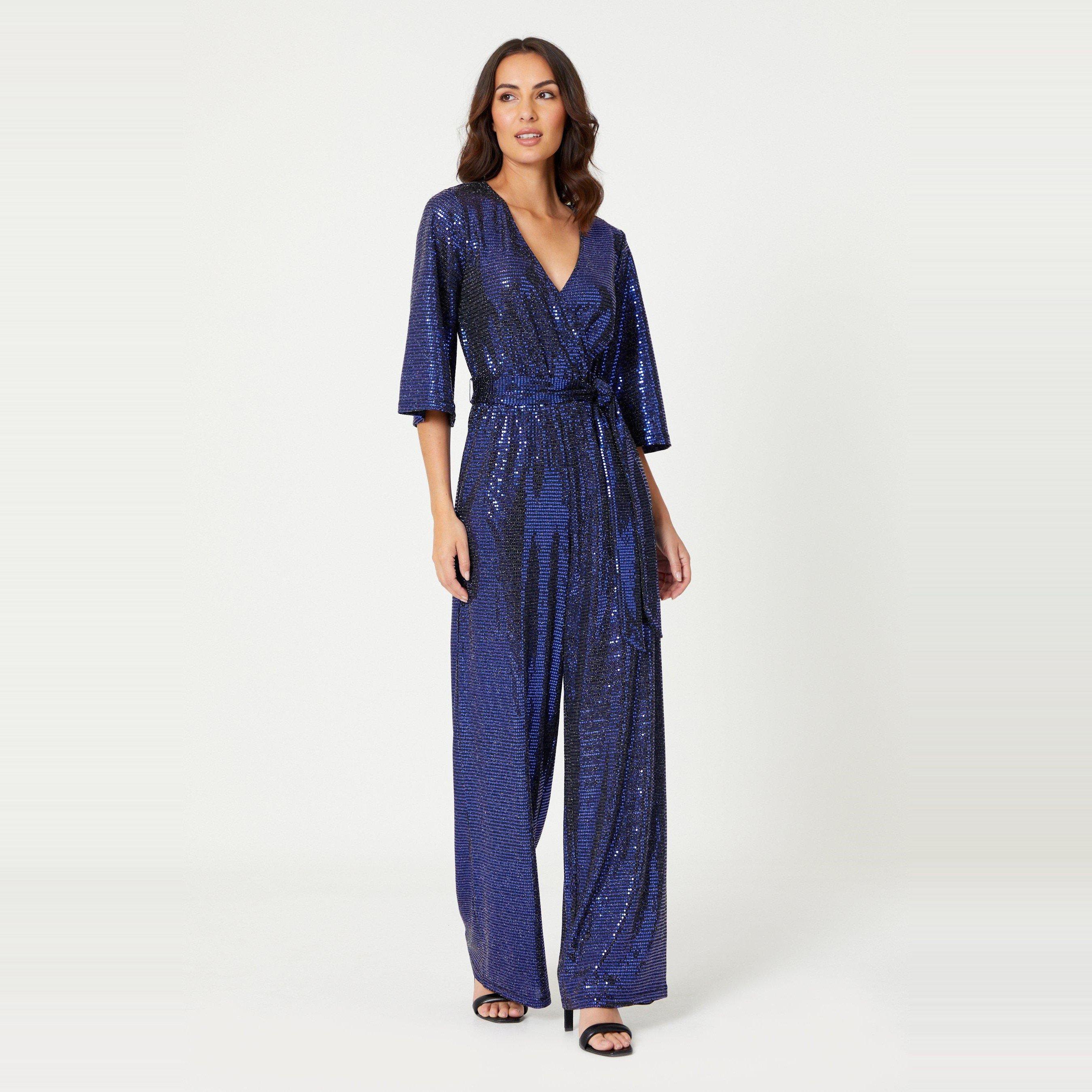Be You Ladies Glitter Jumpsuit