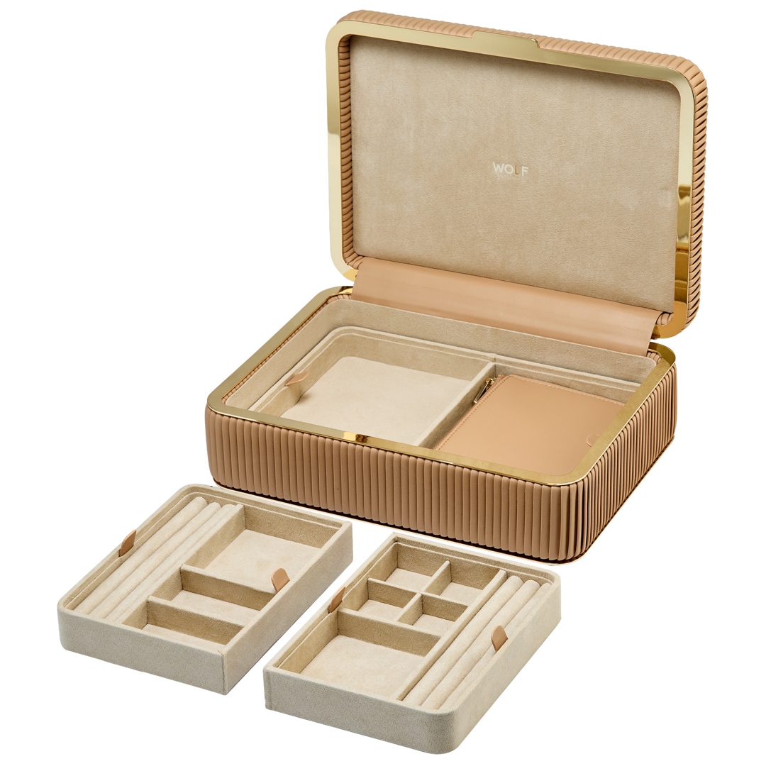 Wolf 1834 Bella Schmuckbox Medium Beige