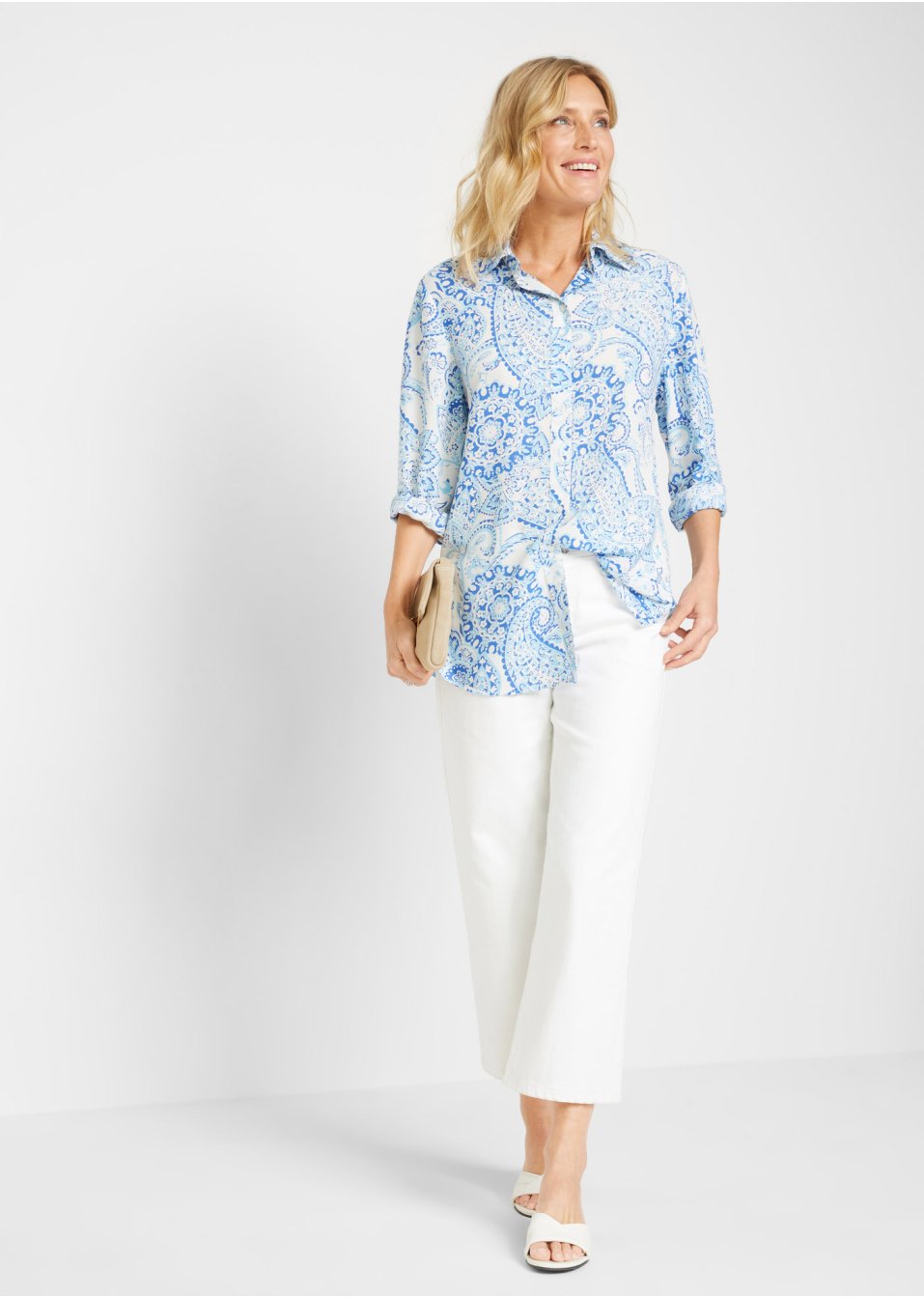 Chemisier oversize imprimé
