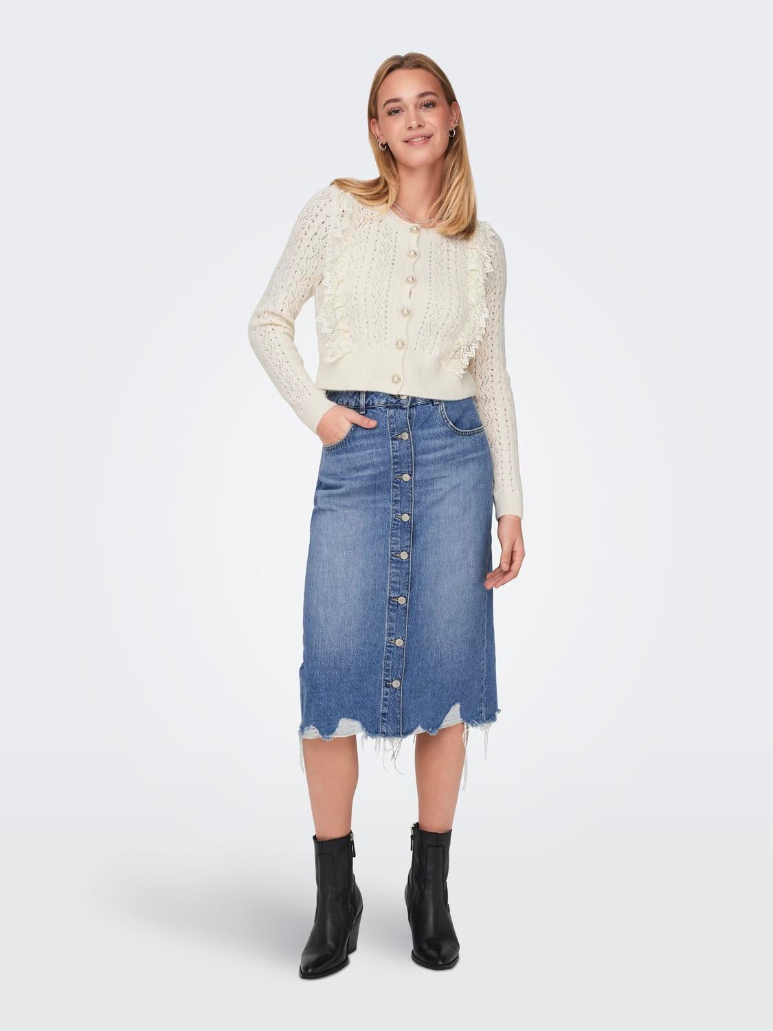 ONLFARRAN Jeansrock Medium Blue Denim