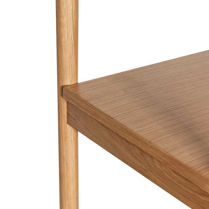 Hübsch Interior - Noblesse Standregal 43 x 37 x 180 cm, Eiche