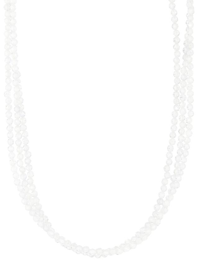 Star-Collier, Zirkonia, 3-reihig