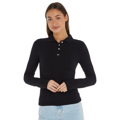 Polo à manches longues femme Tjwby Essential Polo TOMMY HILFIGER