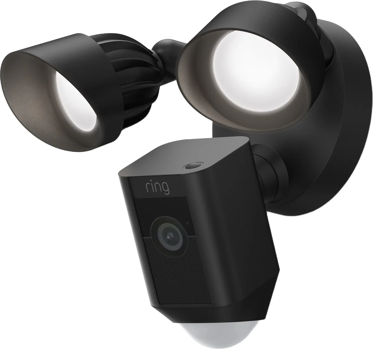 Ring Floodlight Cam Wired Plus Noir Caméra de surveillance