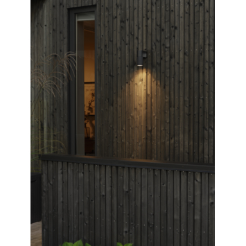 Konstsmide wandlamp Temi matzwart