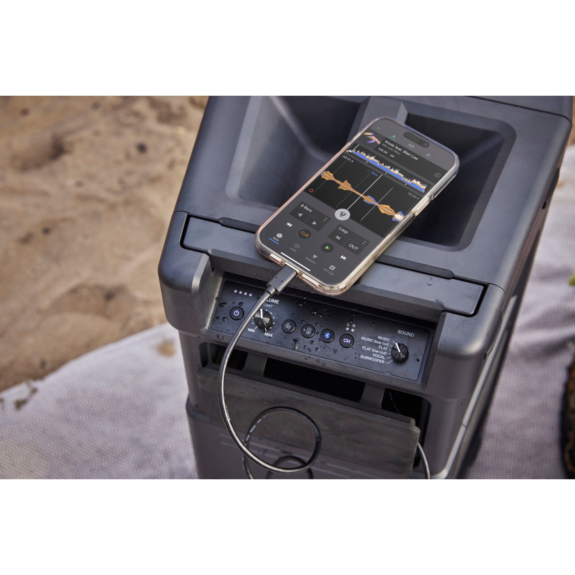 AlphaTheta Wave-Eight mobiele Bluetooth-speaker