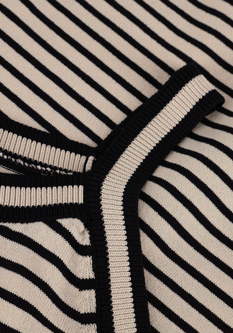 JANSEN AMSTERDAM zwarte jansen amsterdam top k347 singlet with stripes