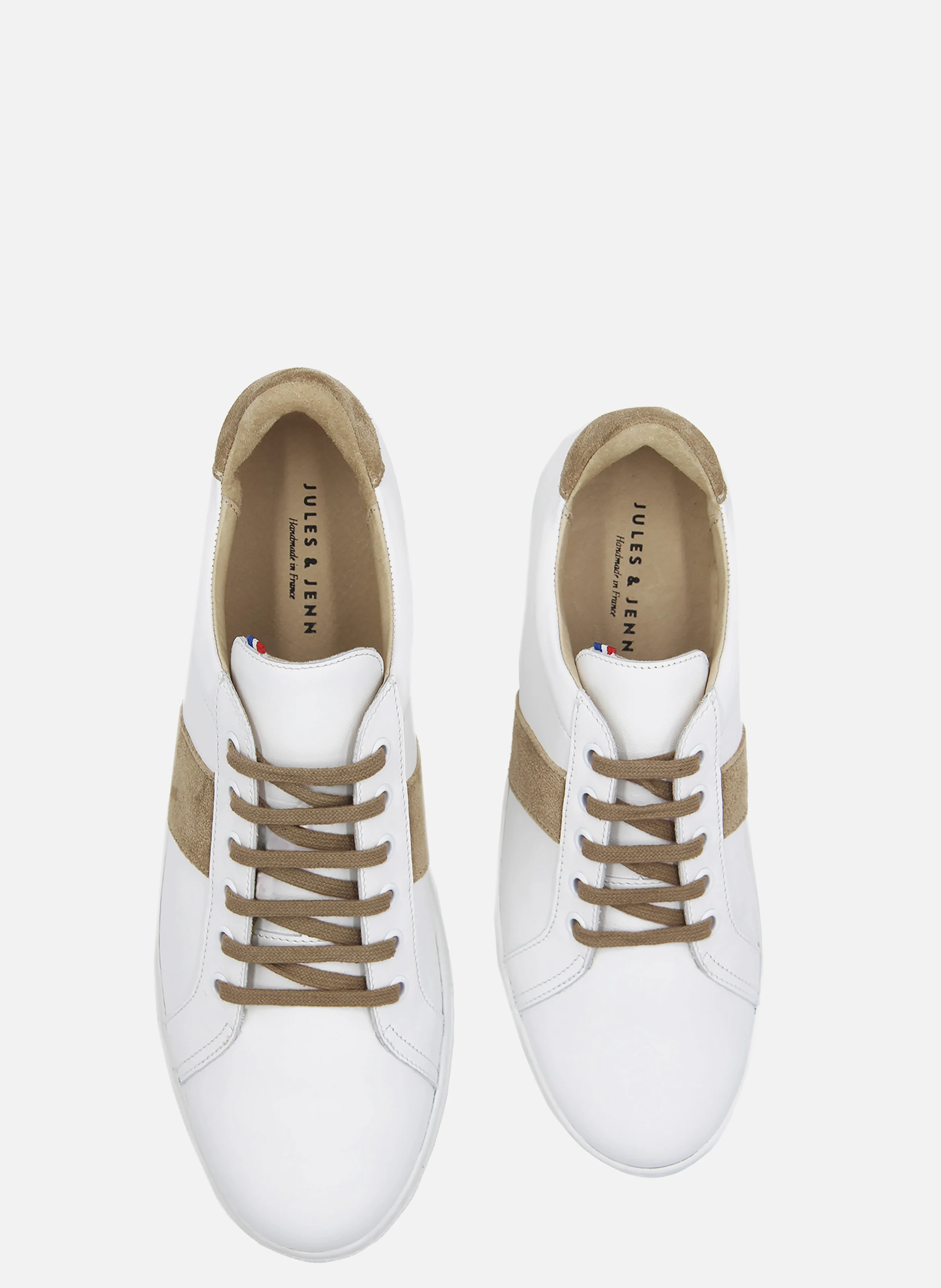 Baskets mif cuir | Blanc