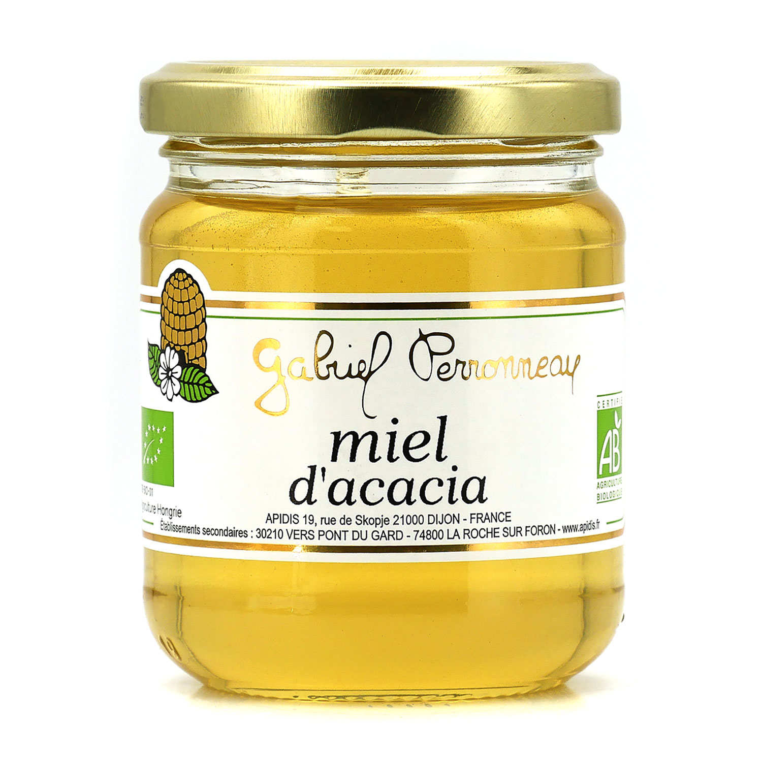 Miel d'acacia liquide bio