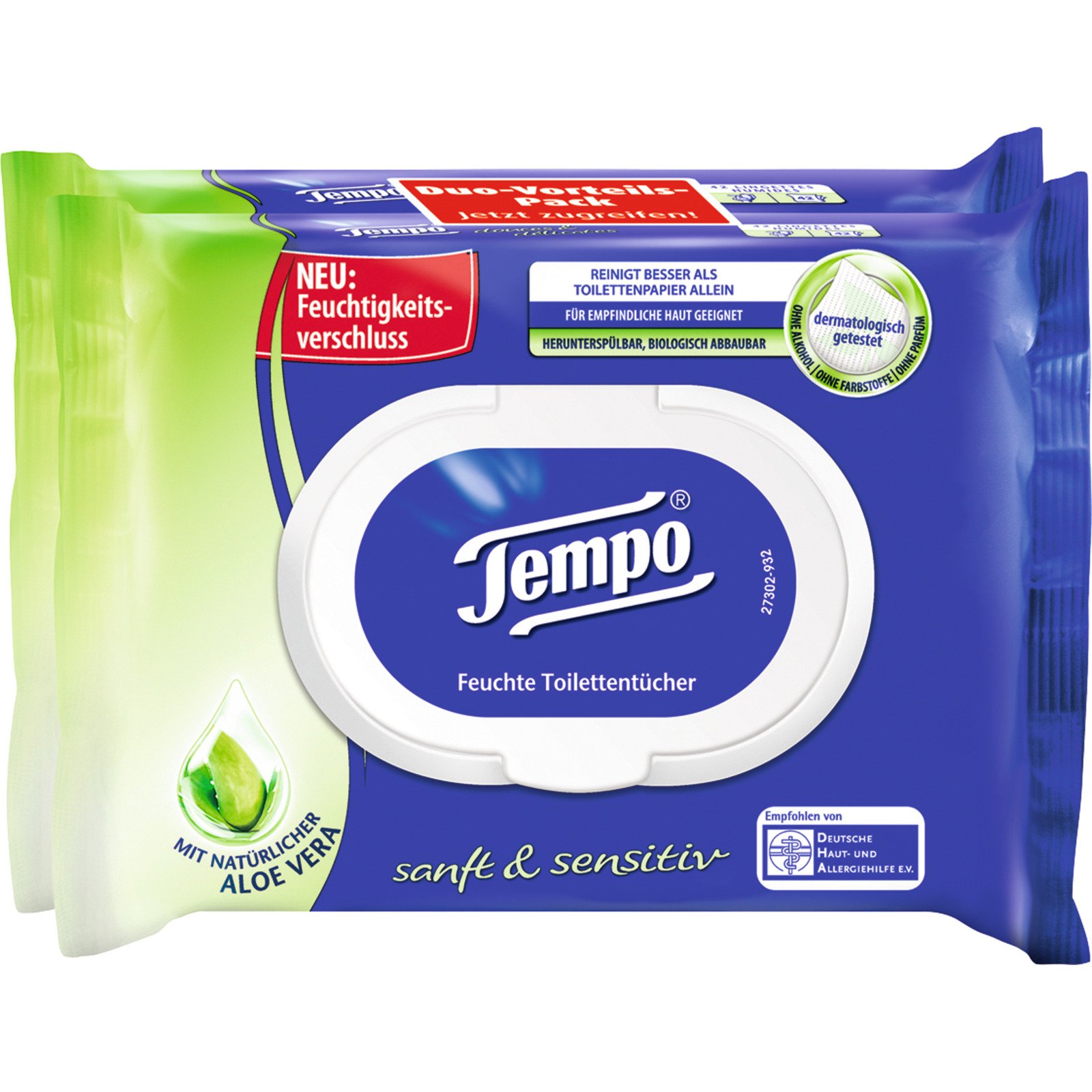 Tempo Feuchttücher Sanft & Sensitiv
