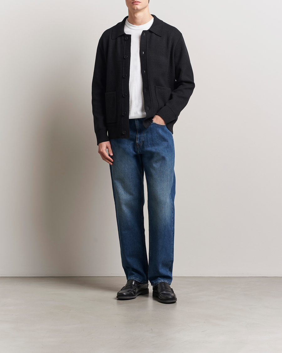 A Day's March Denim Nr3 Straight Fit Worn Mid Blue