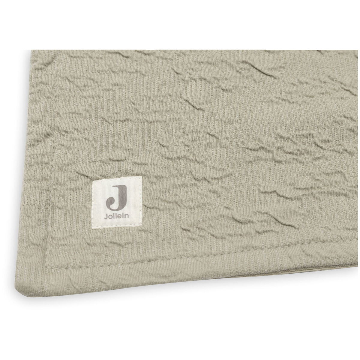 JolleinJollein   Decke Soft Waves olive green 100x150 cm