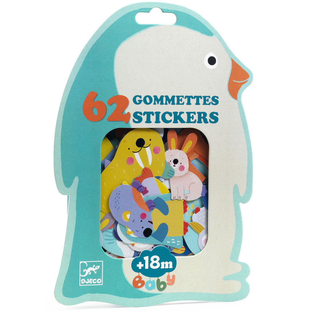 Djeco stickers dieren van de ijsvlakte - 62st