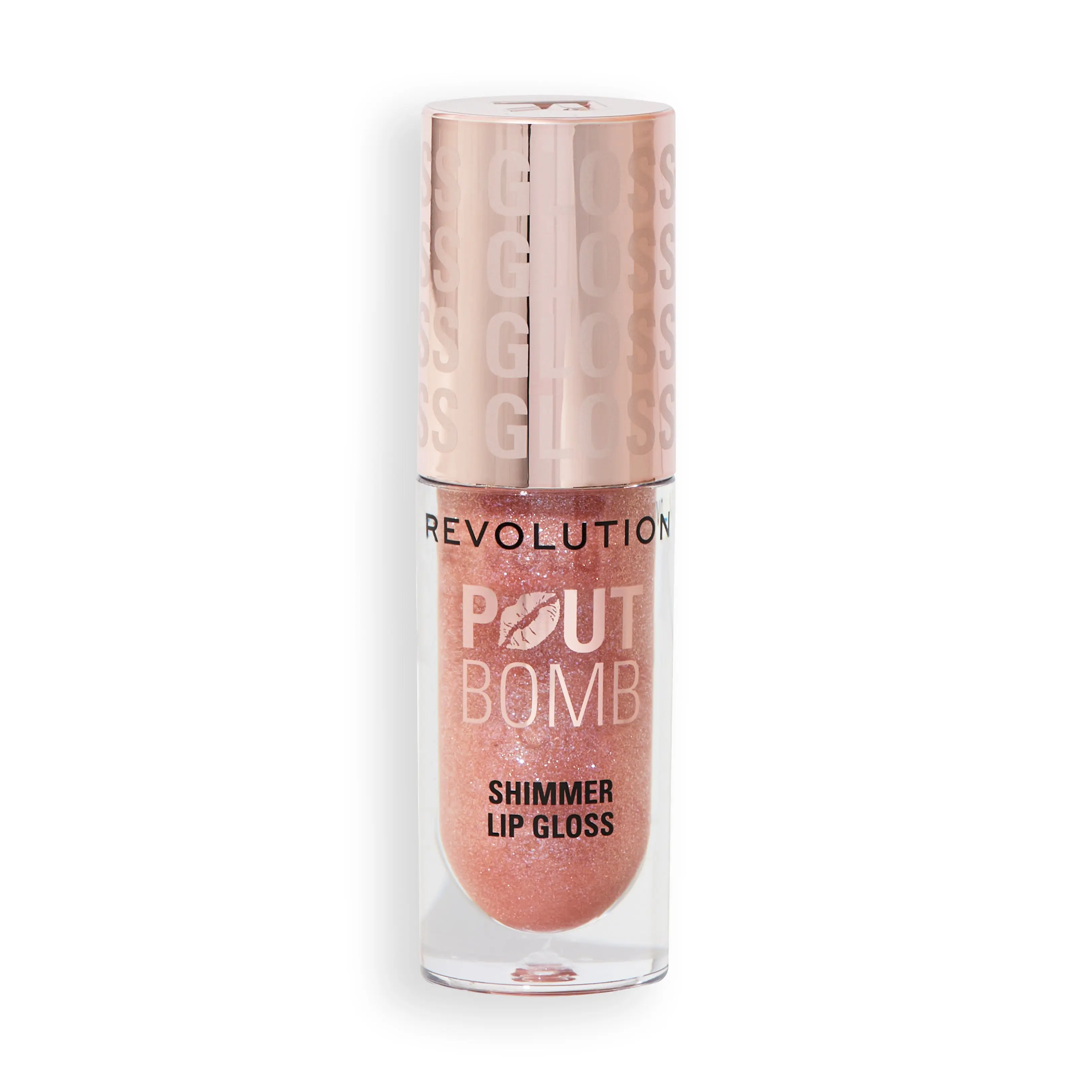 Pout Bomb Shimmer Gloss Glimmer Nude